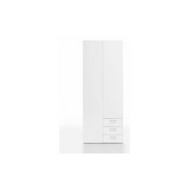 Vikio Skříň šatní bílá/bílá 77,6 cm F278