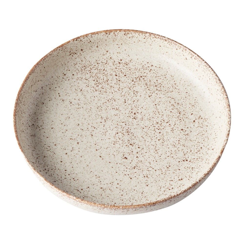 Béžový hluboký  keramický talíř ø 20 cm Fade – MIJ - Bonami.cz