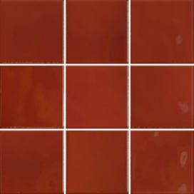 Obklad VitrA Retromix lava red 10x10 cm lesk K9484258 (bal.1,000 m2)