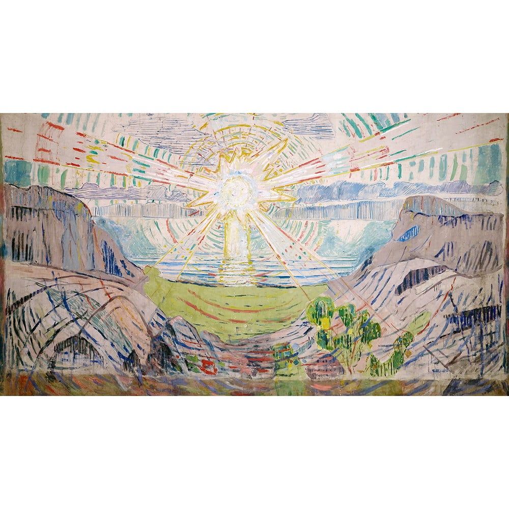 Reprodukce obrazu Edvard Munch - The Sun, 70 x 40 cm - Bonami.cz