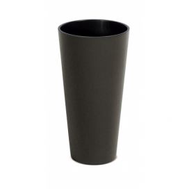 Prosperplast Květináč Tubus Slim kávový, varianta 20 cm