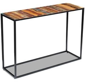 Konzolový stolek z masivního recyklovaného dřeva | 110x35x76 cm - Favi.cz