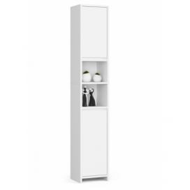 Ak furniture Koupelnová skříňka vysoká Uniqe 32 cm bílá