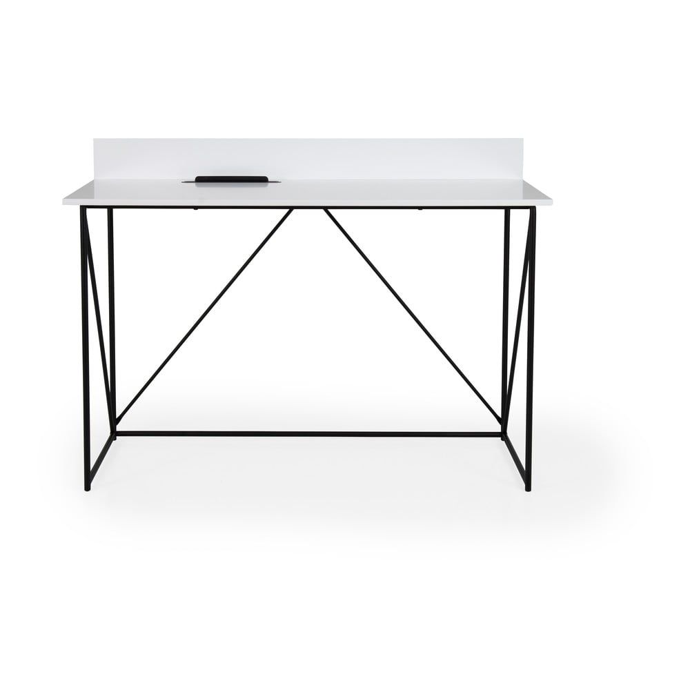 Bílý pracovní stůl Tenzo Tell, 120 x 48 cm - Bonami.cz