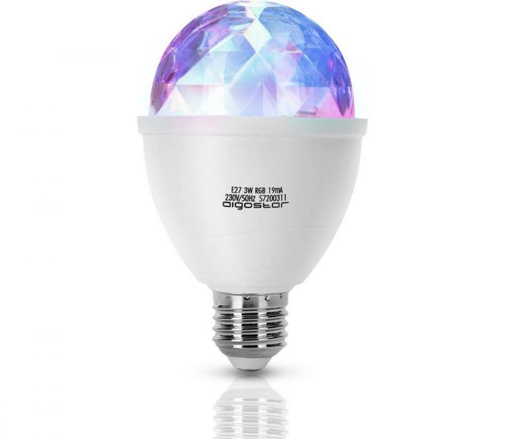  B.V. LED RGB Žárovka E27/3W/230V -   -  Svět-svítidel.cz