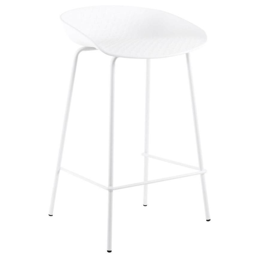 Bílá plastová barová židle Somcasa Netta 74 cm - Designovynabytek.cz