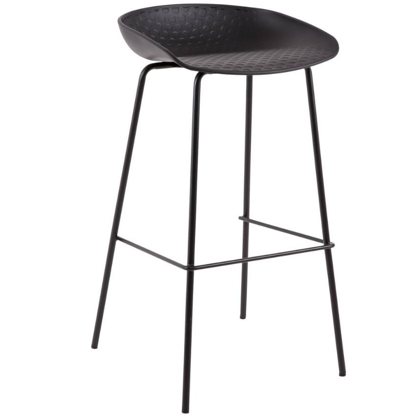 Černá plastová barová židle Somcasa Alene 83 cm - Designovynabytek.cz