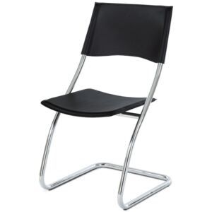 Židle chrom / černá koženka B161 BK - Favi.cz