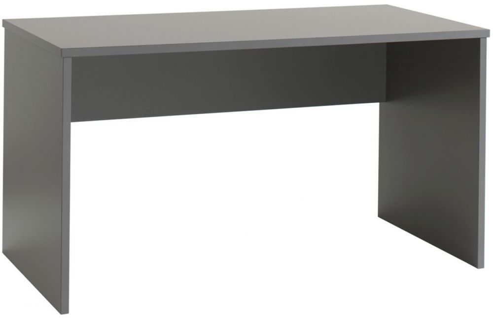 Šedý psací stůl Vipack Londen 140 x 65 cm - Designovynabytek.cz