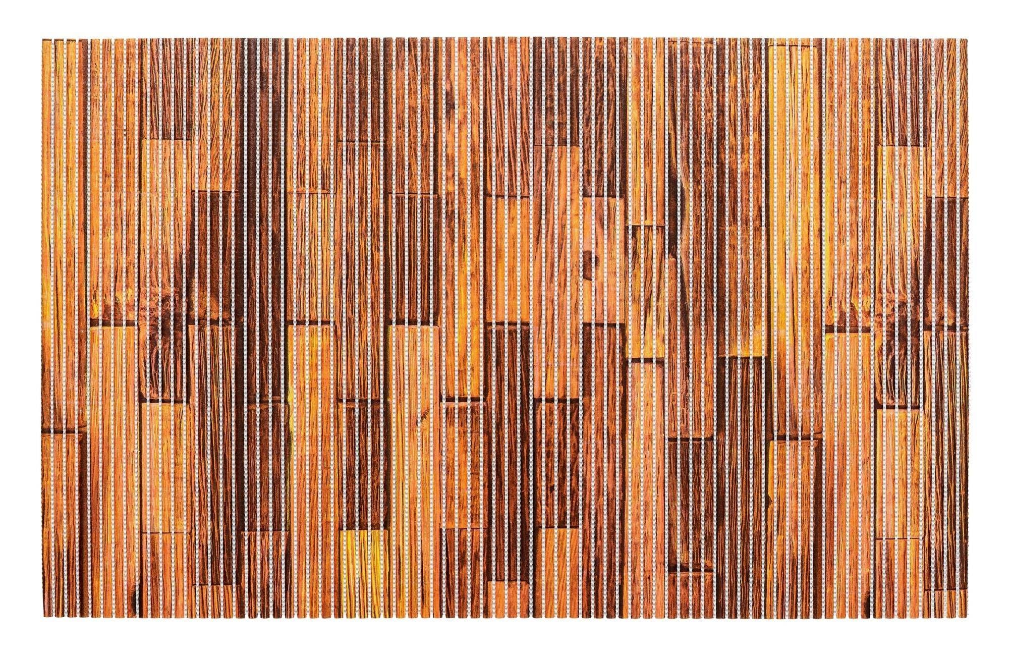 Protiskluzová předložka LAMBRIS, dřevěný motv, 50 x 80 cm, WENKO - EMAKO.CZ s.r.o.