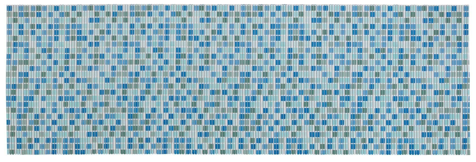 Protiskluzová předložka s mozaikovým vzorem, 65 x 200 cm, modrá, Wenko - EMAKO.CZ s.r.o.