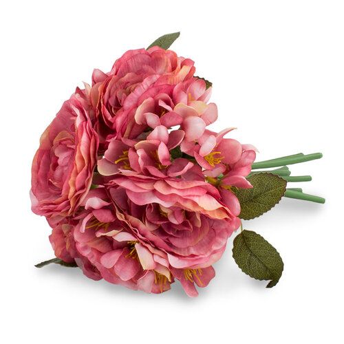 Umělá kytice Kamélií růžová, 19 x 25 cm - 4home.cz