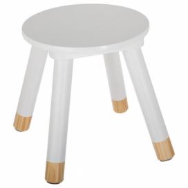 Atmosphera for kids Dětská stolička, 26 x 24 cm, bílá barva