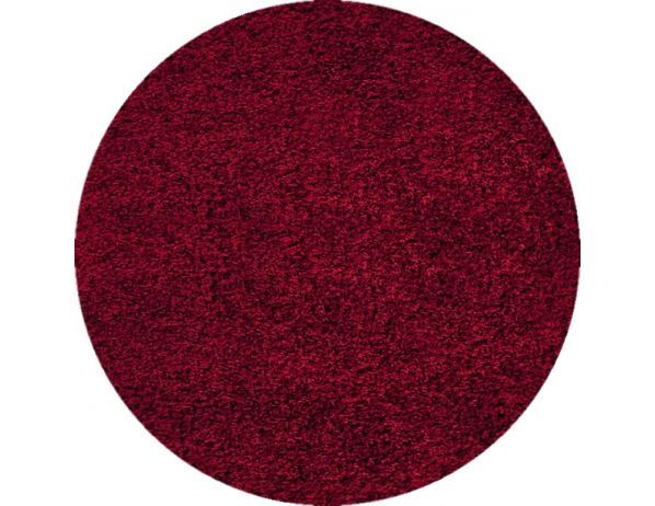 Kusový koberec Dream Shaggy 4000 Red Kruh - FORLIVING
