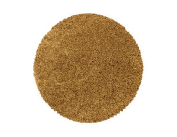 Kusový koberec Sydney Shaggy 3000 gold kruh - FORLIVING