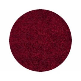 Kusový koberec Dream Shaggy 4000 Red Kruh FORLIVING