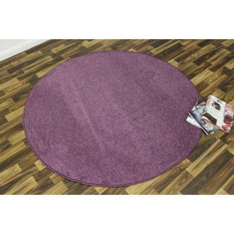 Kusový koberec Nasty 101150 Purple kruh FORLIVING