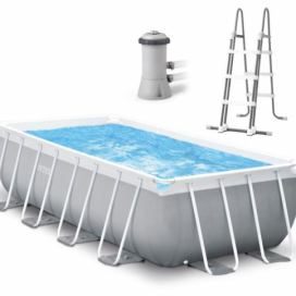 Zahradní bazén Intex 488x107 cm - 26792 filtrace + žebřík + kryt Houseland.cz
