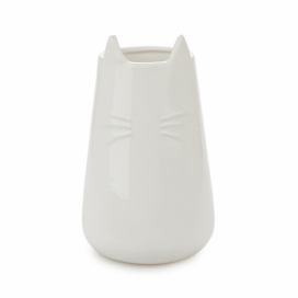 BALVI Váza / stojan Meow, 20 cm, bílý