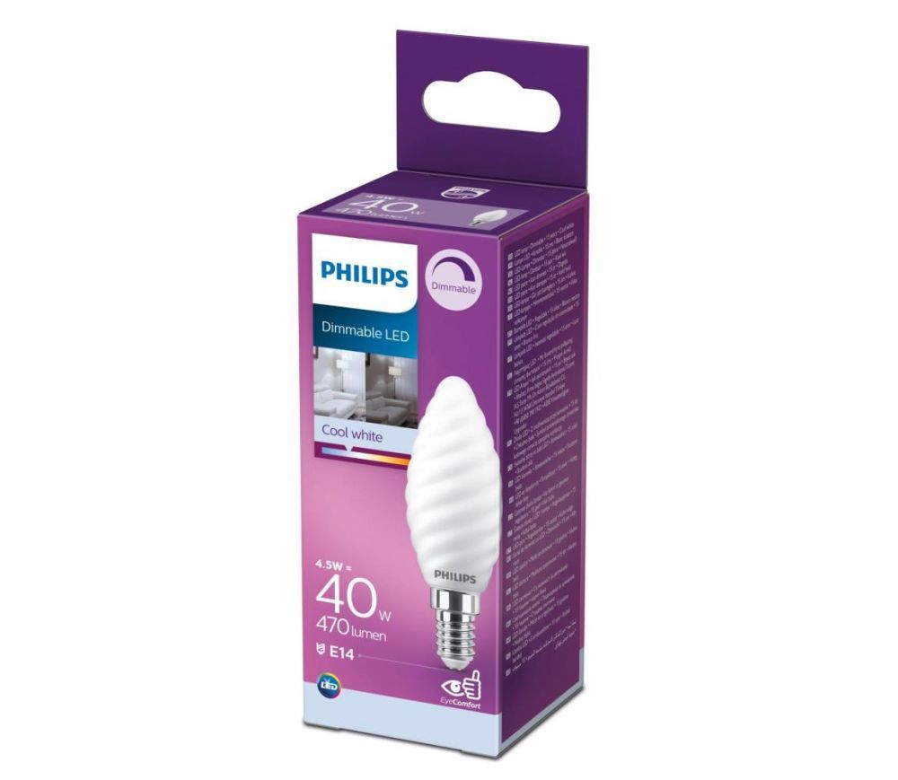 Philips LED Stmívatelná reflektorová žárovka Philips E14/4,3W/230V 4000K  -  Svět-svítidel.cz