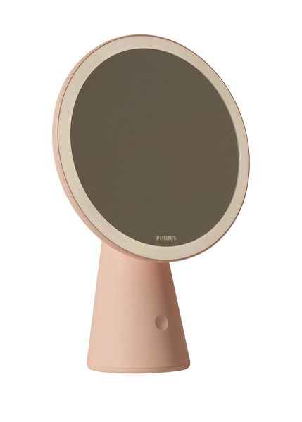 Philips 8719514420458 Mirror stolní dotyková kosmetická lampička se zrcadlem LED 4,5W/60lm 3000-5000K USB růžová stmívatelná - Svítidla FEIM