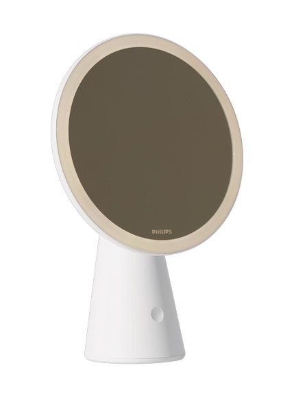 Philips 8719514420472 Mirror stolní dotyková kosmetická lampička se zrcadlem LED 4,5W/60lm 3000-5000K USB bílá stmívatelná - Svítidla FEIM