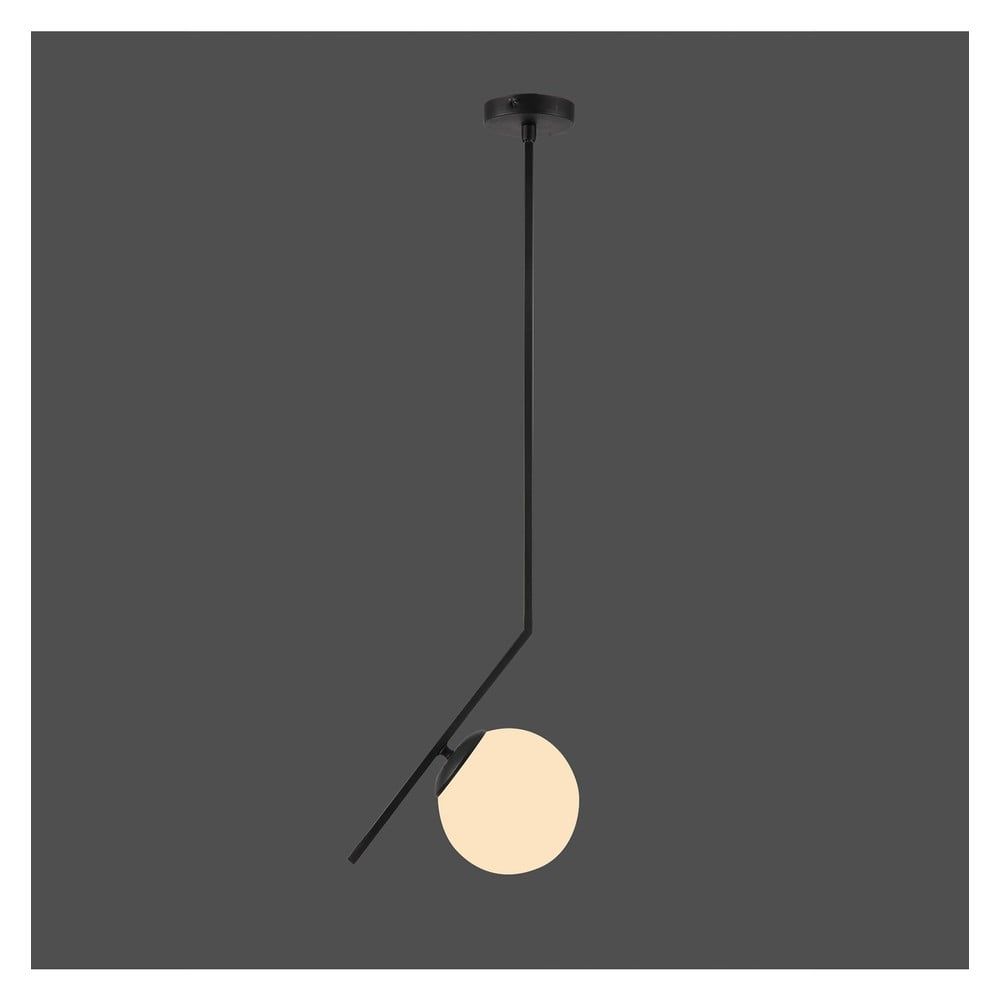 Černé závěsné svítidlo Squid Lighting Diagonal, výška 76 cm - Bonami.cz