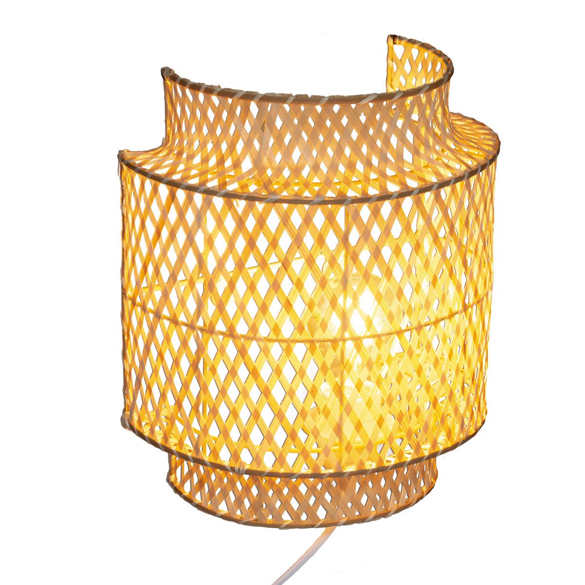 Atmosphera Stolní lampa LIBY, 28 cm, bambusová - EMAKO.CZ s.r.o.