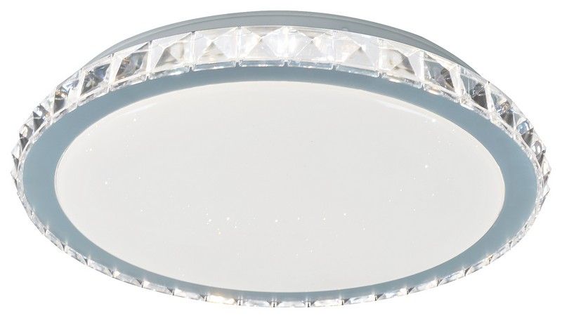 RABALUX 2420 Cressida stropní svítidlo LED D405mm 24W/1720lm 4000K chromová, bílá. starlight efekt - Svítidla FEIM