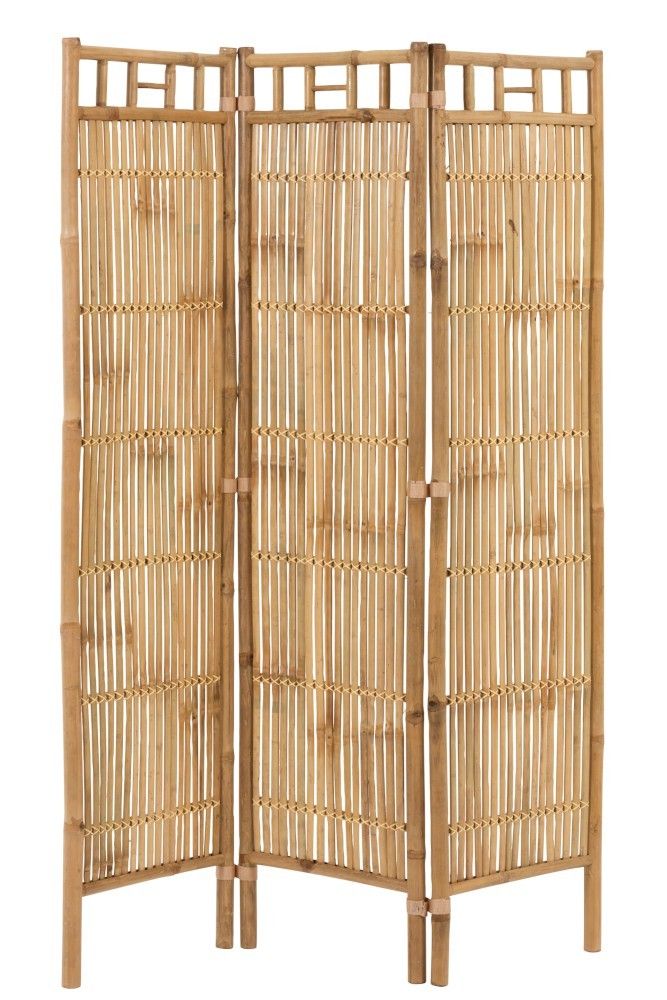 Pokojový bambusový paravan Bamboo Pliable - 120*5*160 cm J-Line by Jolipa - LaHome - vintage dekorace