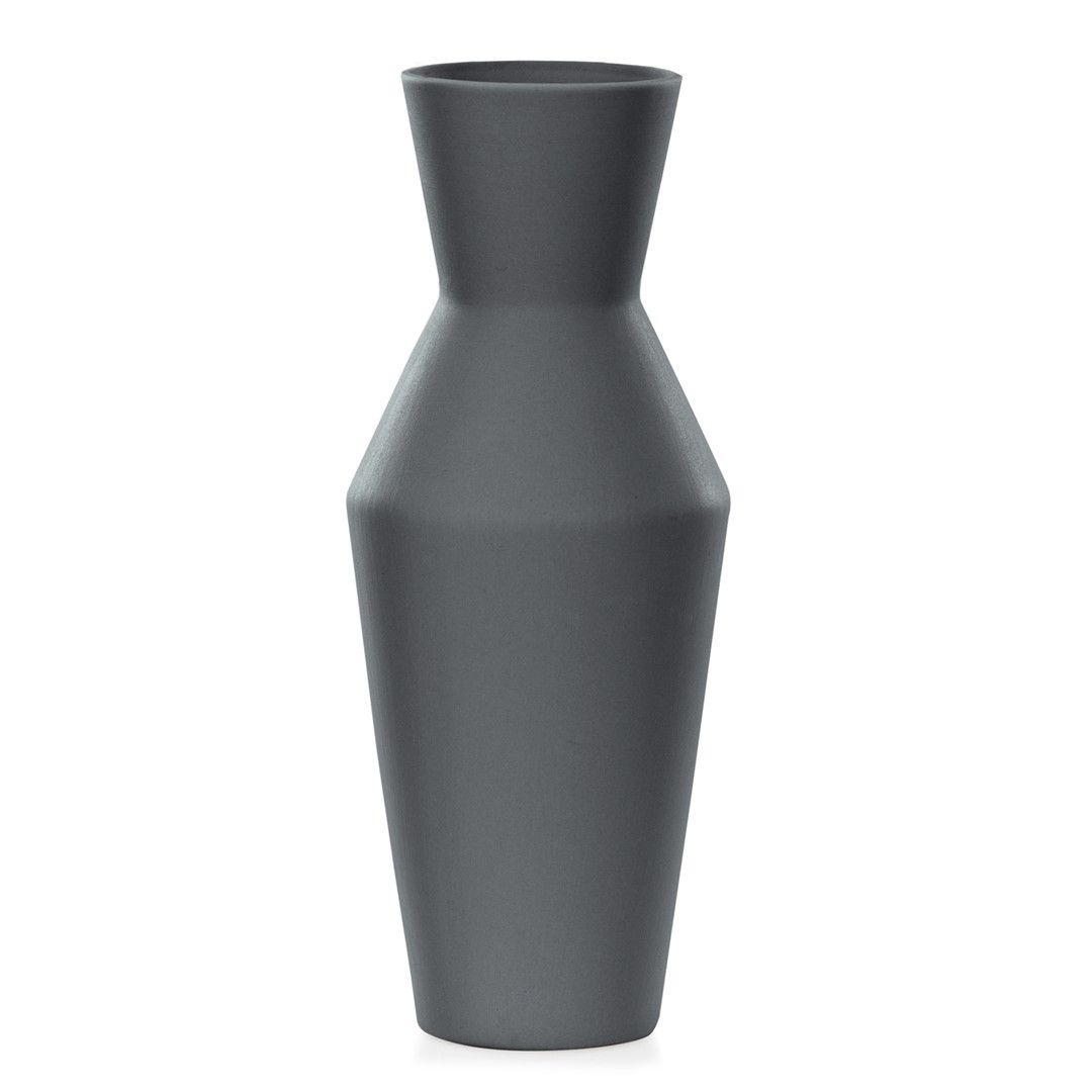 AmeliaHome Keramická váza Giara černá, velikost 10x10x24 - Houseland.cz