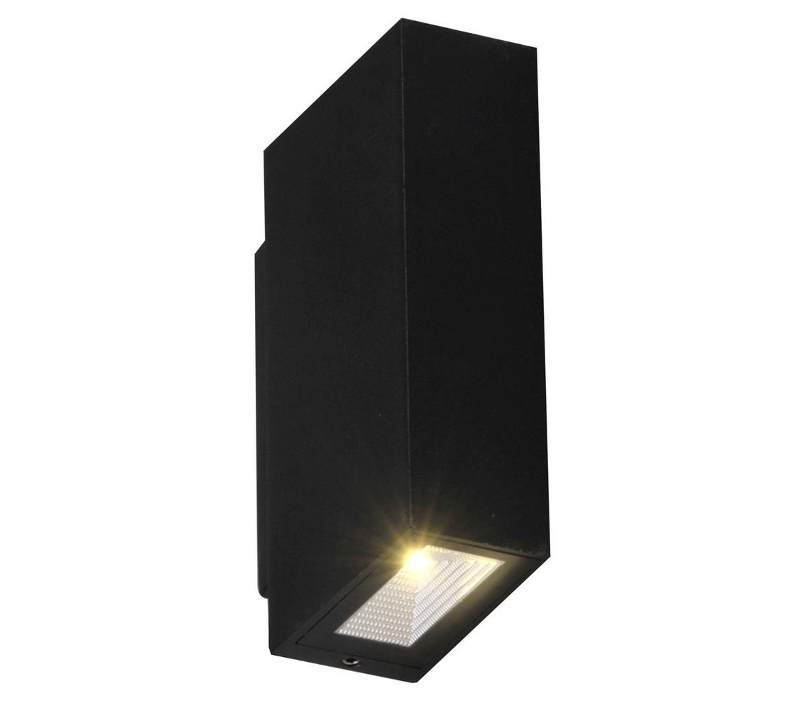  LED Venkovní nástěnné svítidlo ORLEAN 2xLED/2,5W/230V černá IP54  -  Svět-svítidel.cz
