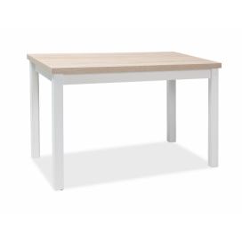 Stůl ADAM dub sonoma/bílý MAT 100x60