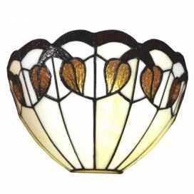 Nástěnná Tiffany lampa Helaine- 31*15*21 cm Clayre & Eef