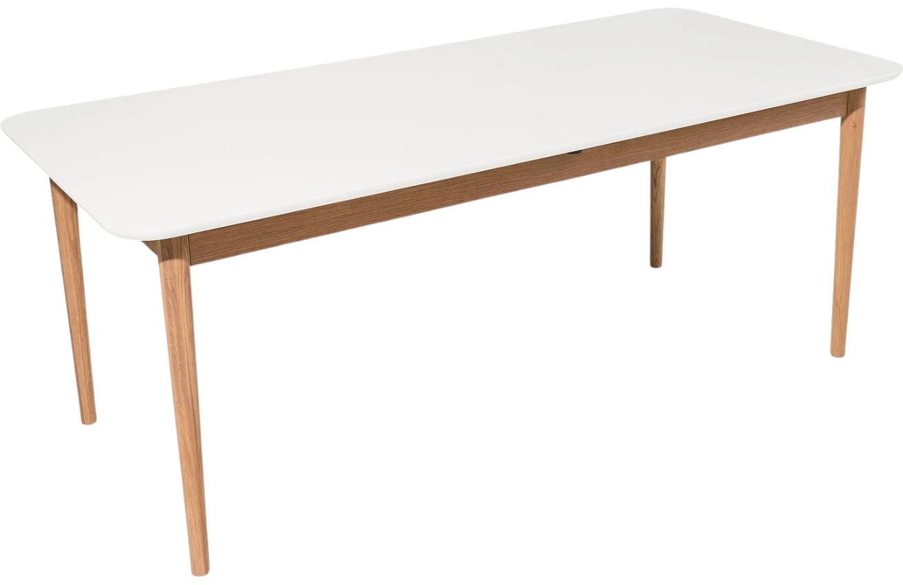 Bílý lakovaný rozkládací jídelní stůl Tom Tailor Color 190/275 x 90 cm - Designovynabytek.cz