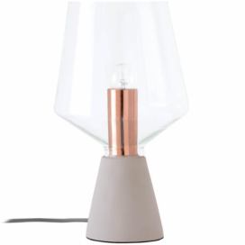 Skleněná stolní lampa Somcasa Aina 35 cm