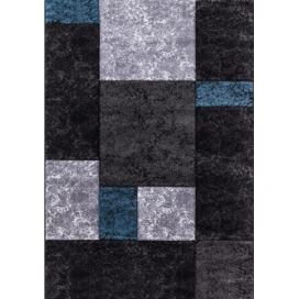 Ayyildiz Kusový koberec Hawaii 1330 – modrá/šedá/černá 80x150 cm ATAN Nábytek
