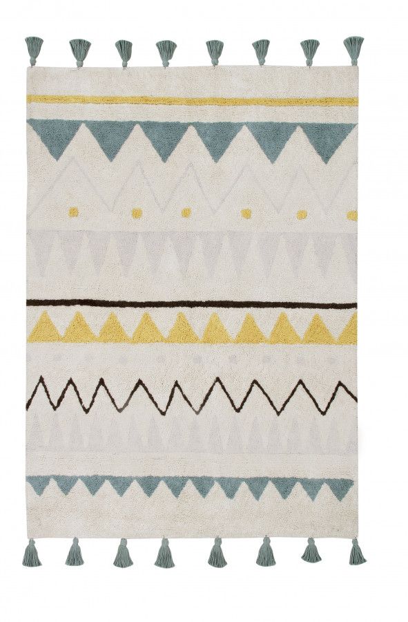 Lorena Canals Bio koberec kusový, ručně tkaný – Aztecaal-Vintage 120x160 cm - ATAN Nábytek