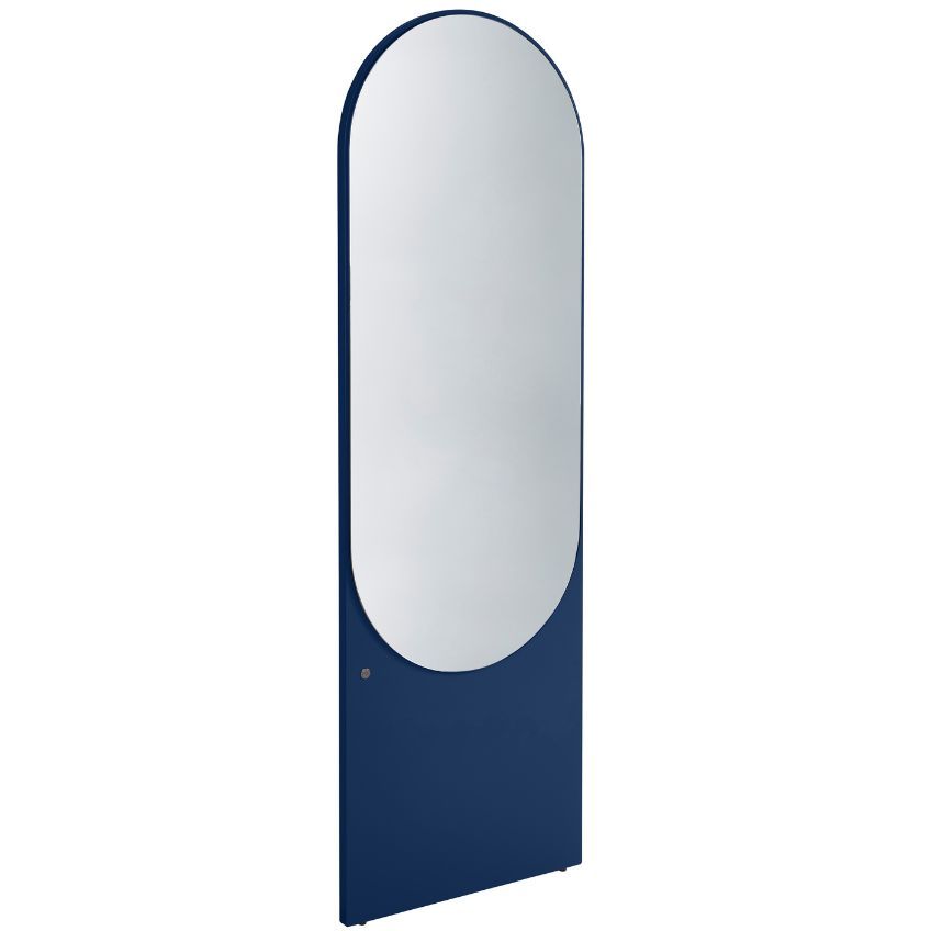 Tmavě modré lakované stojací zrcadlo Tom Tailor Color 170 x 55 cm - Designovynabytek.cz