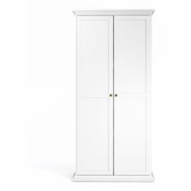 Bílá šatní skříň 96x201 cm Paris - Tvilum