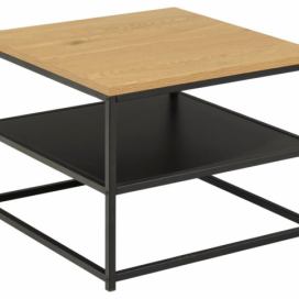Actona Konferenční stolek Gilla 55x55 cm divoký dub/černý