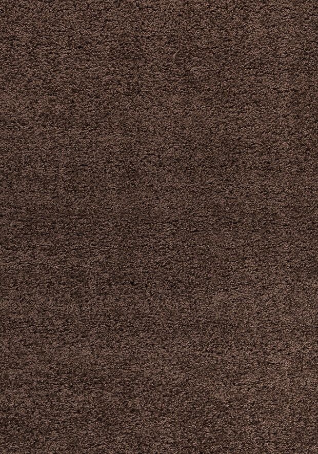 Ayyildiz Kusový koberec Dream Shaggy 4000 – tm. hnědá 60x110 cm - ATAN Nábytek