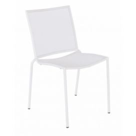 BIZZOTTO Zahradní kovová židle CIRCE bílá