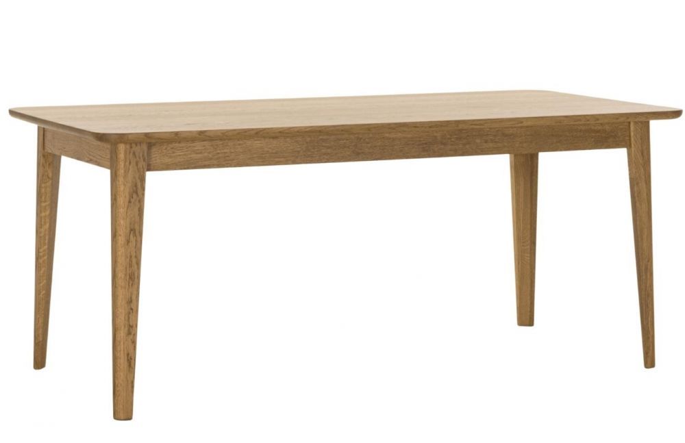 Masivní dubový jídelní stůl Cioata Atlas 210 x 90 cm se zásuvkou - Designovynabytek.cz