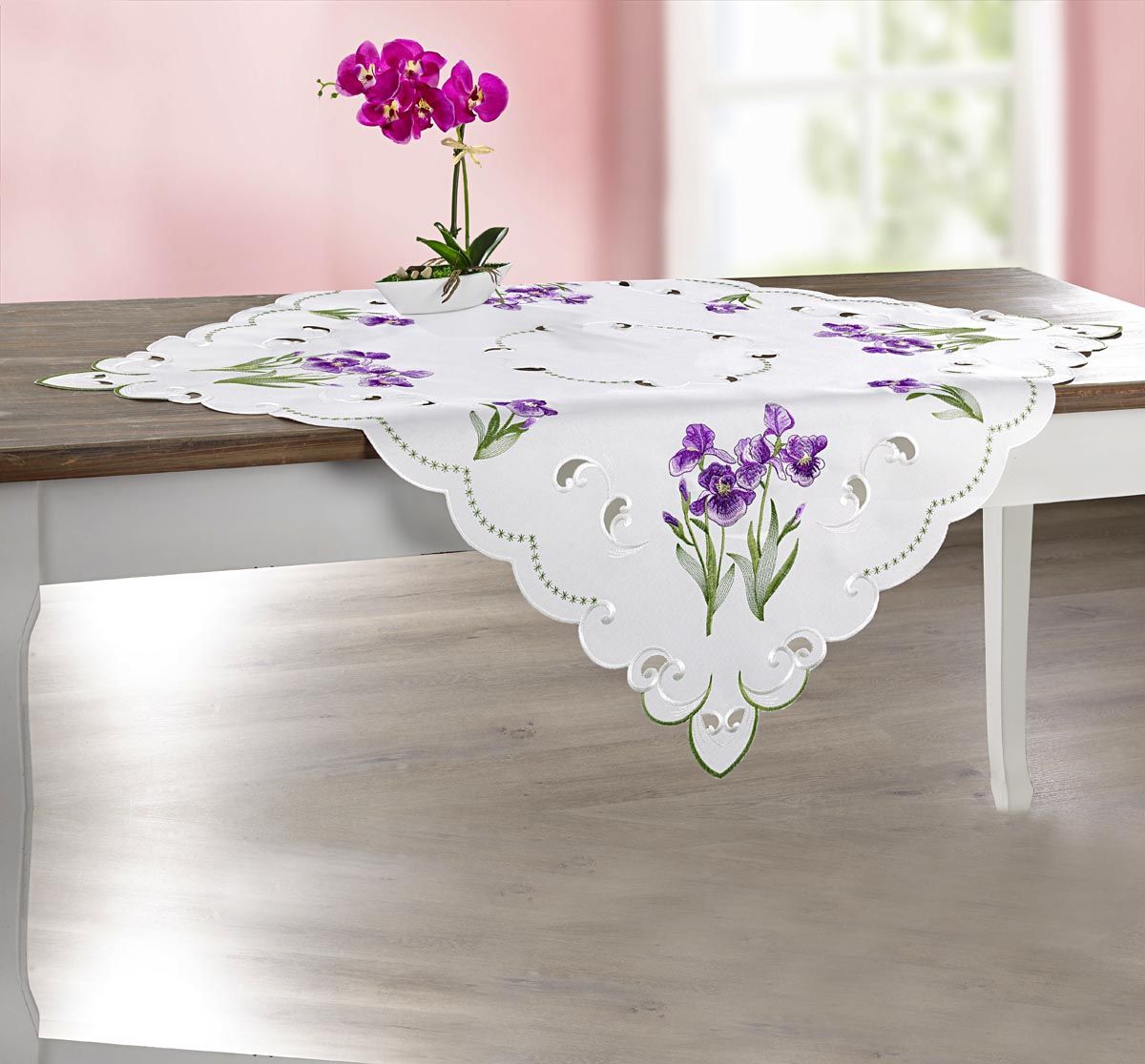 Die moderne Hausfrau Běhoun na stůl Orchidej, 90 x 40 cm - Velký Košík