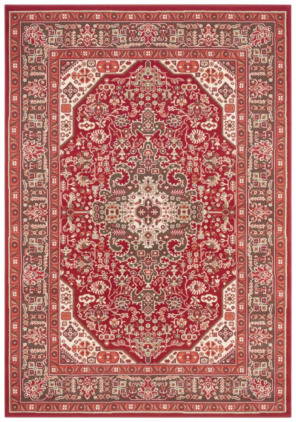 Nouristan - Hanse Home koberce Kusový koberec Mirkan 104098 Oriental red - 80x150 cm - Mujkoberec.cz