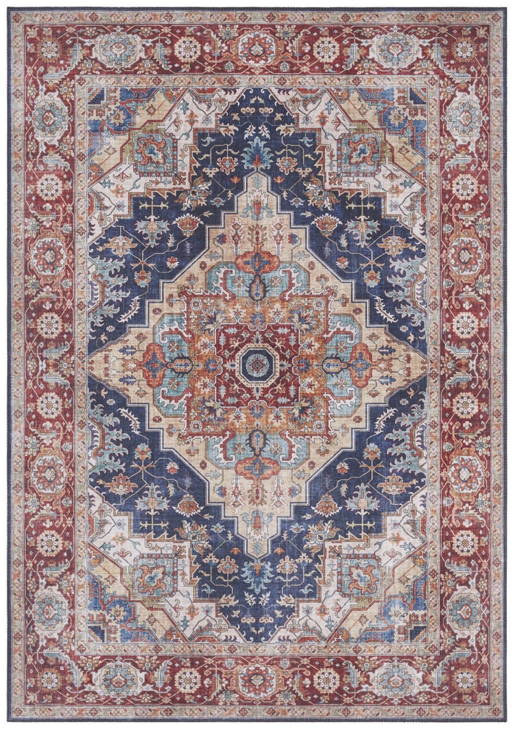 Nouristan - Hanse Home koberce Kusový koberec Asmar 104017 Indigo/Blue - 80x150 cm - Mujkoberec.cz