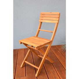 Vingo Skládací dřevěná židle z akácie