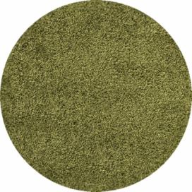 Ayyildiz koberce Kusový koberec Dream Shaggy 4000 Green kruh - 120x120 (průměr) kruh cm