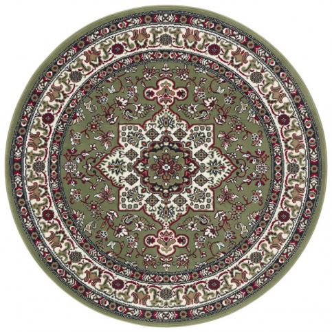 Nouristan - Hanse Home koberce Kruhový koberec Mirkan 104104 Green - 160x160 (průměr) kruh cm Mujkoberec.cz